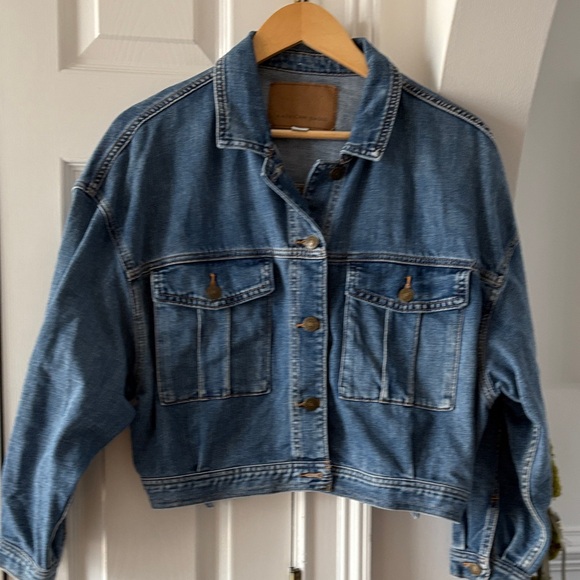 AE AMERICAN 🇺🇸 Eagle Vintage 90’s cropped  Denim Jeans Jacket
Women’s S M L - Picture 3 of 6